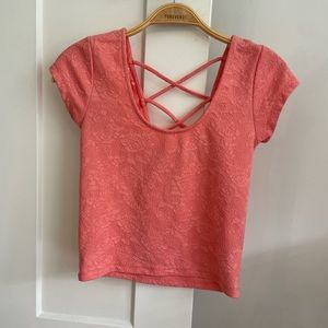 Short Sleeved Cropped Shirt